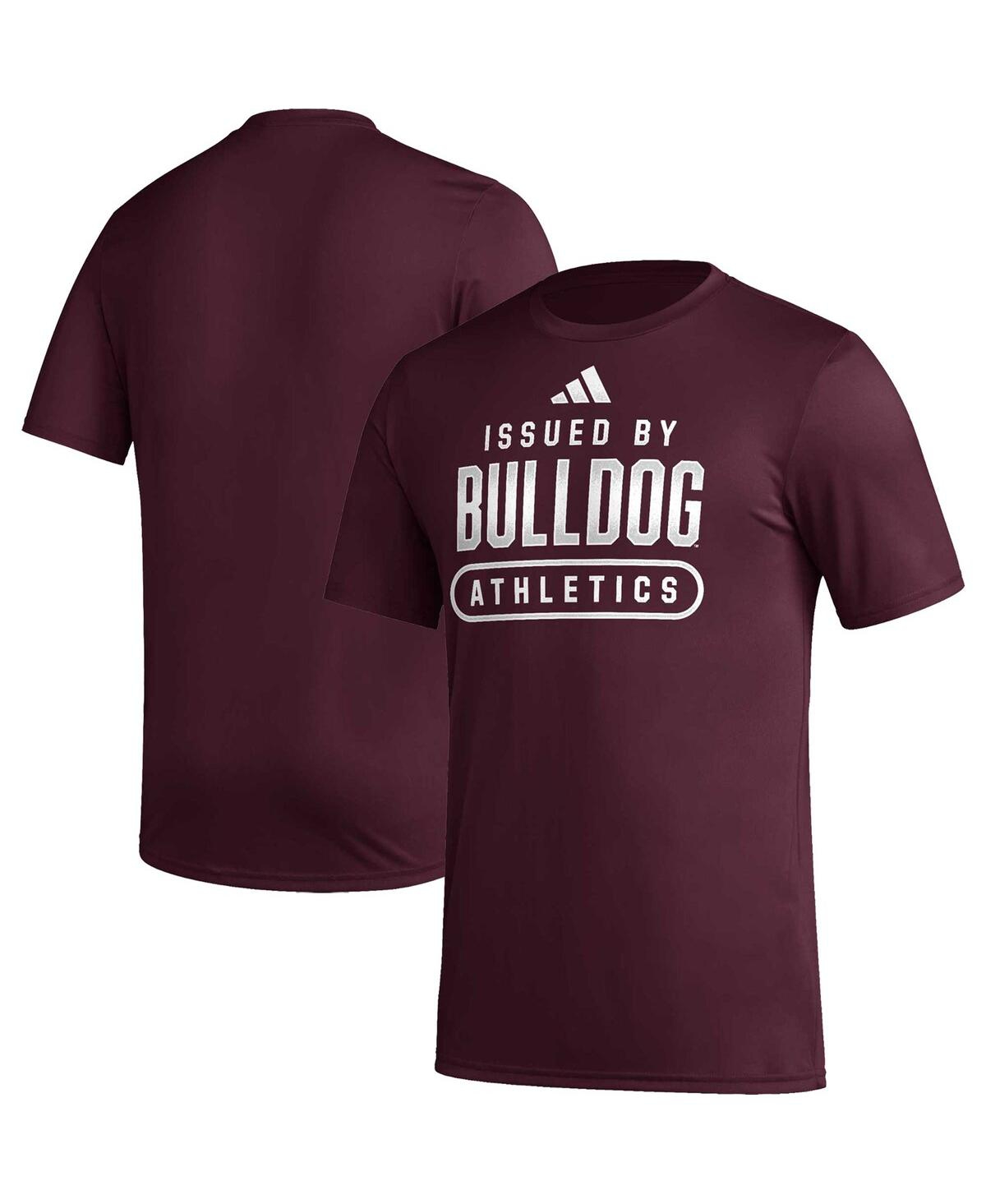 Men's adidasMississippi State Bulldogs Aeroready Pregame T-shirt - Maroon