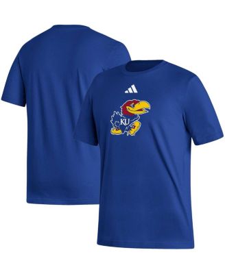 Men's adidas Royal Kansas Jayhawks Locker Logo Fresh Long Sleeve T-Shirt