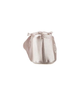 Women's Satin Ballerina Slippers with Bow