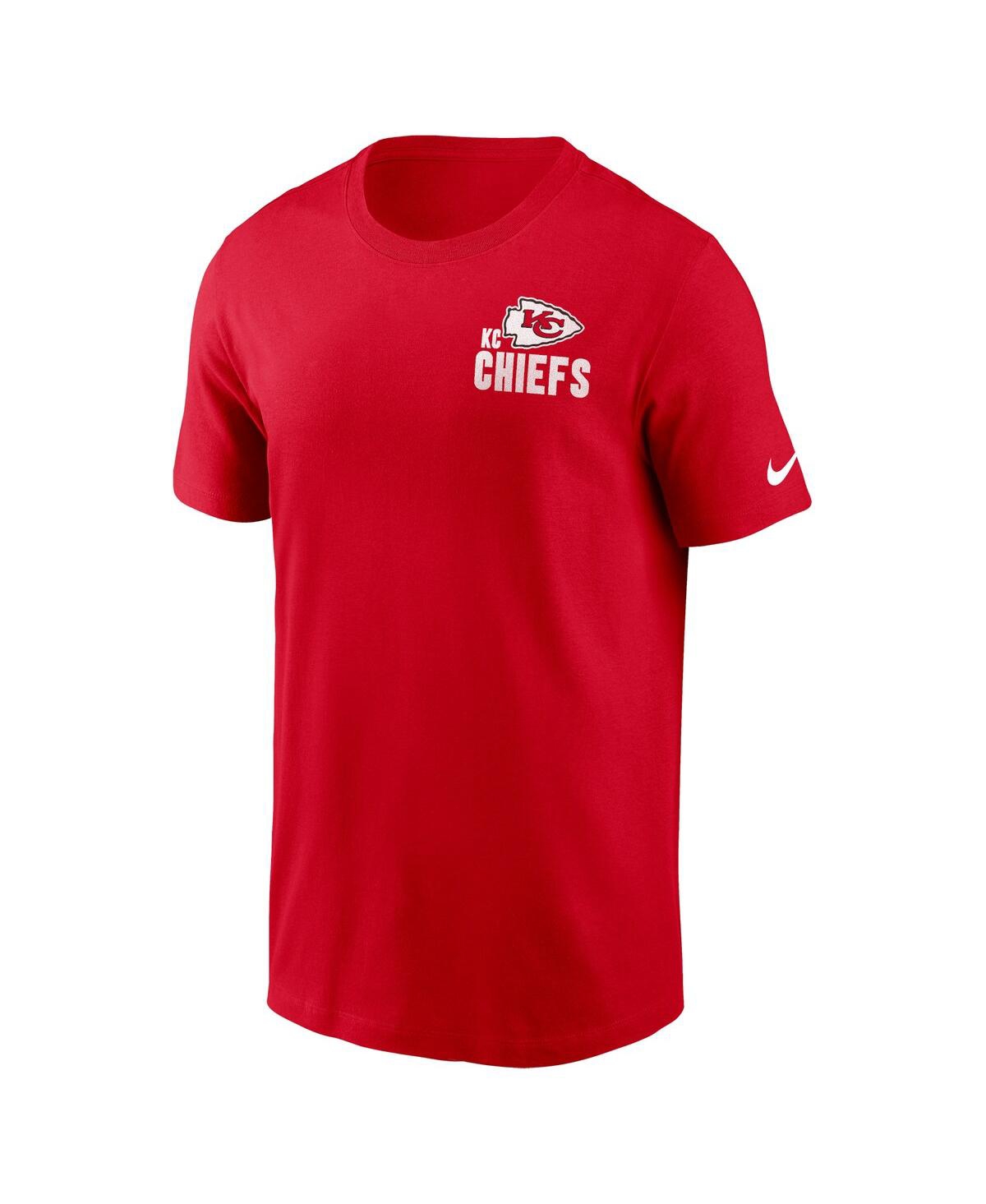 Shop Nike Men's  Red Kansas City Chiefs Blitz Essential T-shirt
