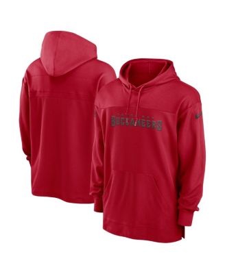 Men's Red Tampa Bay Buccaneers 2023 Sideline Performance Hooded Top