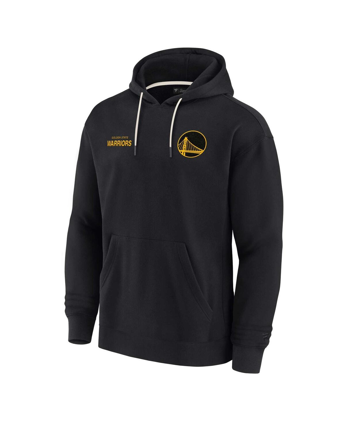 Men's and Women's Fanatics SignatureGolden State Warriors Super Soft Fleece Pullover Hoodie - Black