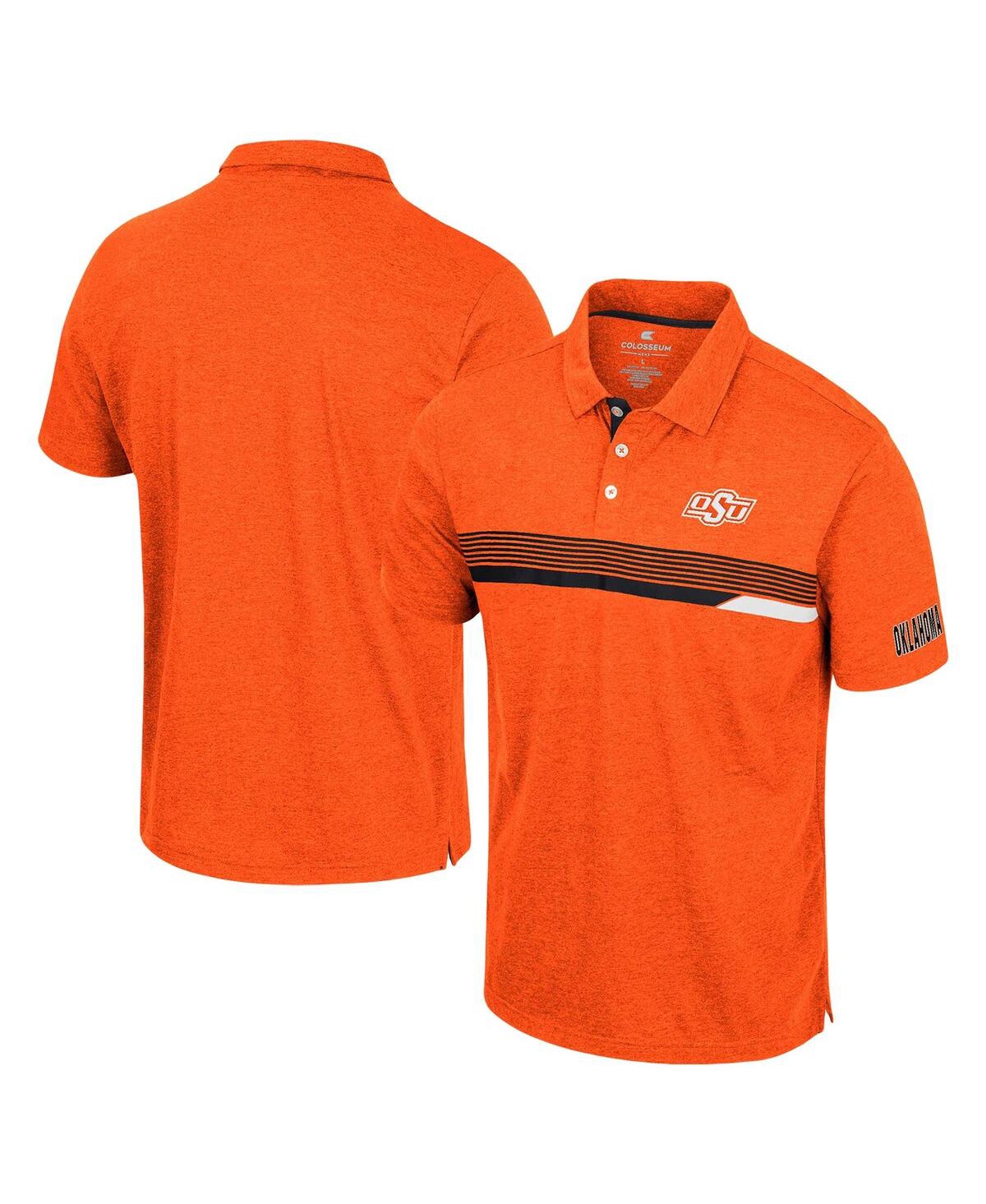 Colosseum Men's  Orange Oklahoma State Cowboys No Problemo Polo Shirt