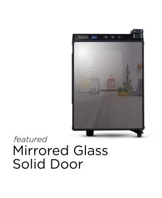 Mirror Door 6-Bottle Capacity Wine Cellar