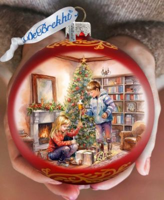 Cherished Moments Lg Mercury Christmas Glass Collectible Ornaments G. DeBrekht