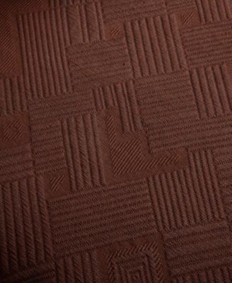 CLOSEOUT! Geometric Fret Textured Jacquard Matelasse All-Season 3-Piece Bedspread Set, Full