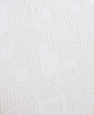 Geometric Fret Textured Jacquard Matelasse All-Season 3-Piece Bedspread Set, King