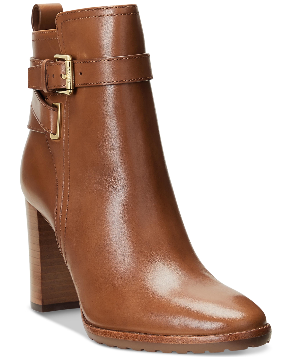Women's Madisyn Buckled Dress Booties - Deep Saddle Tan