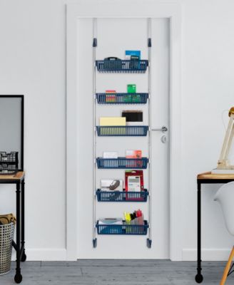 6-Tier Over-the-Door Hanging Pantry Organizer with Full Baskets