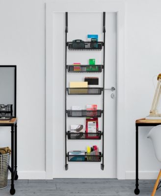 6-Tier Over-the-Door Hanging Pantry Organizer with Full Baskets