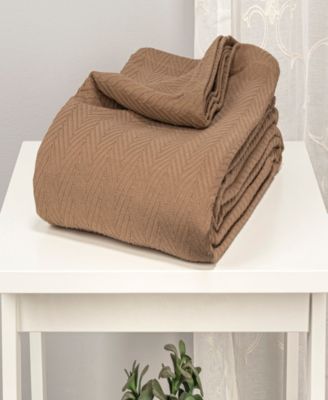 Chevron All Season Cotton Blanket, King