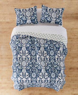 Laure Reversible 3-Pc. Quilt Set, King/California King