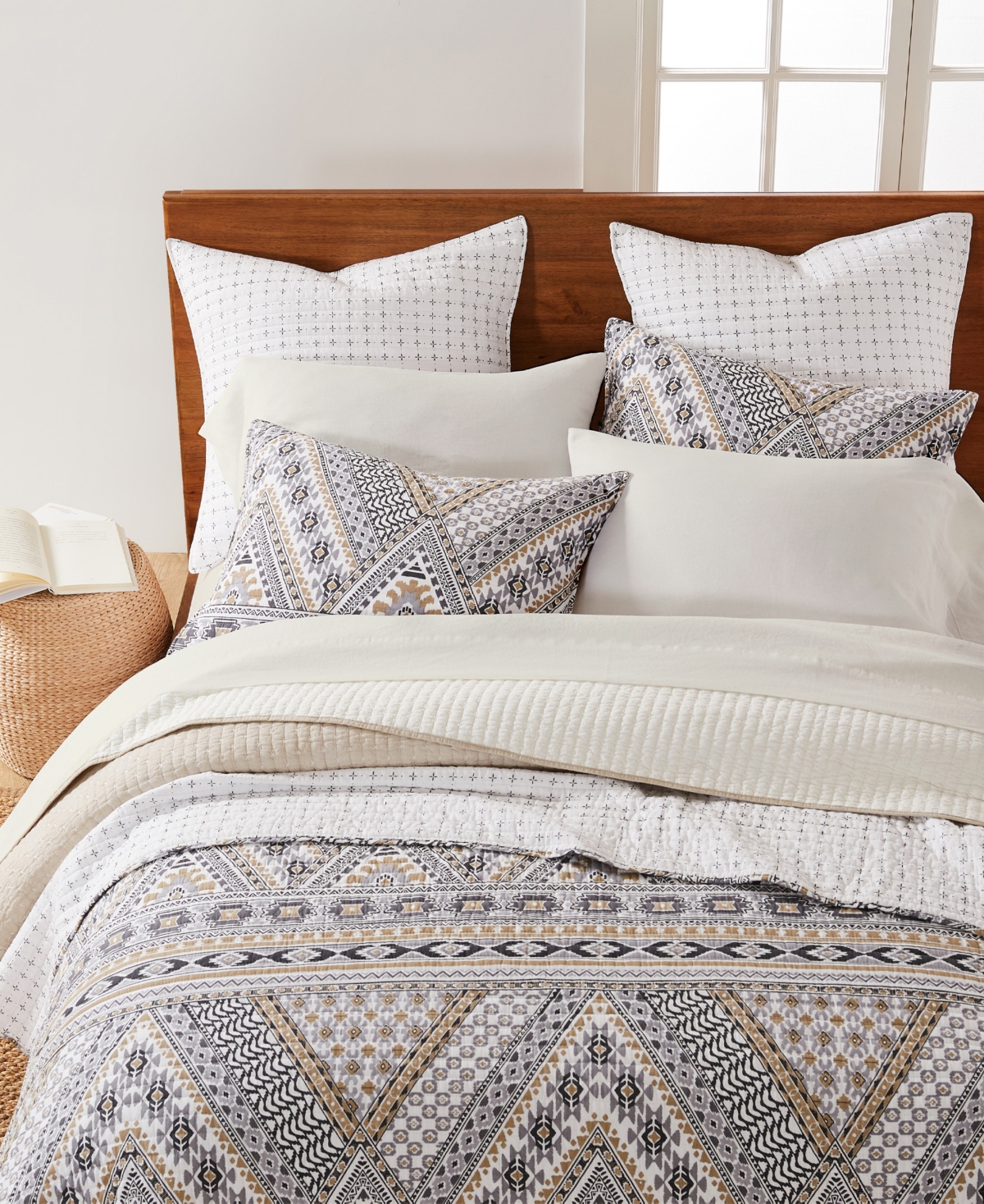 Levtex Etrada 2-pc. Sham Set, European In Taupe