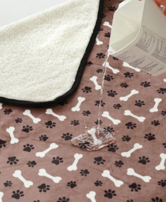 Advanced Water Resistant Pets Print Comfort Throw, 50" x 60"