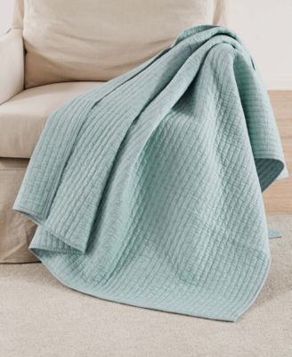 Cross Stitch Reversible Quilted Throw, 50" x 60"