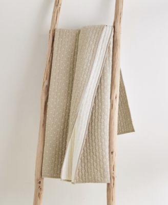 Cross Stitch Reversible Quilted Throw, 50" x 60"