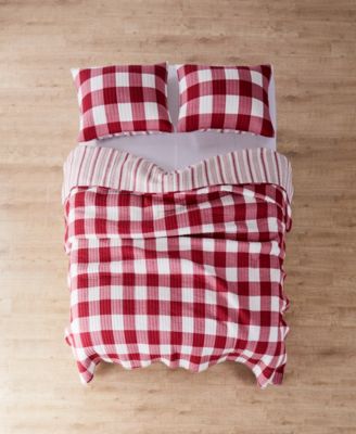 Camden Buffalo Check Reversible 3-Pc. Quilt Set, Full/Queen