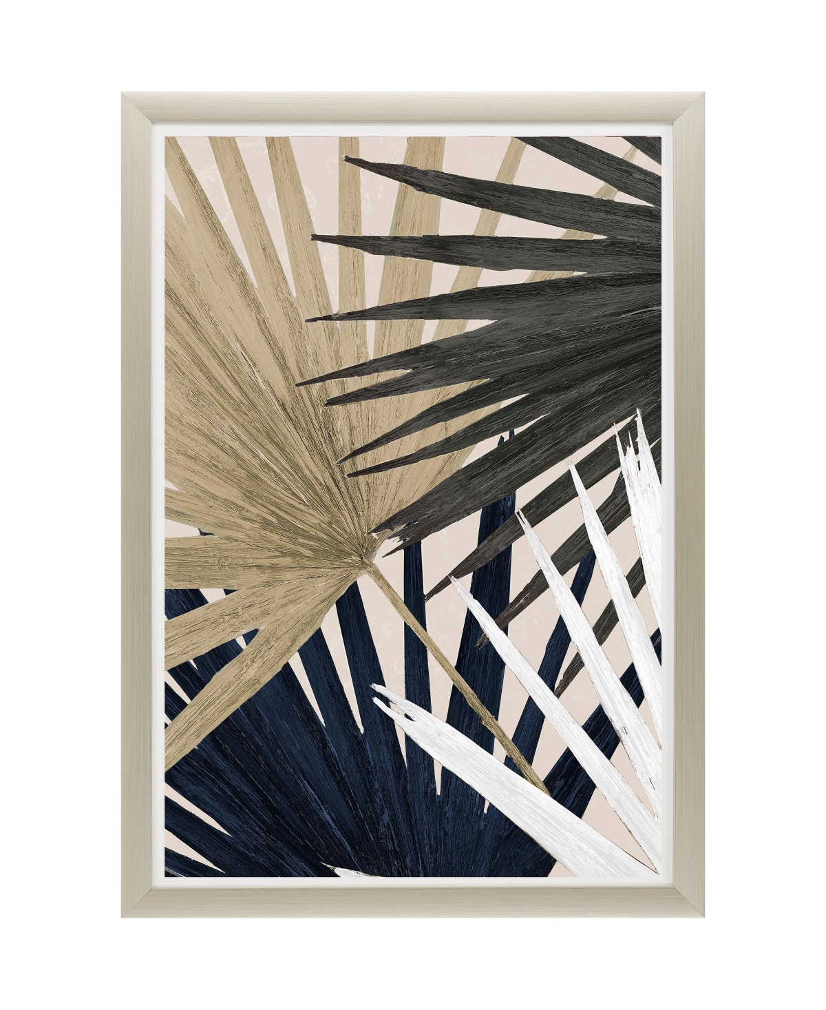Paragon Picture Gallery Palms I Framed Art In Blue