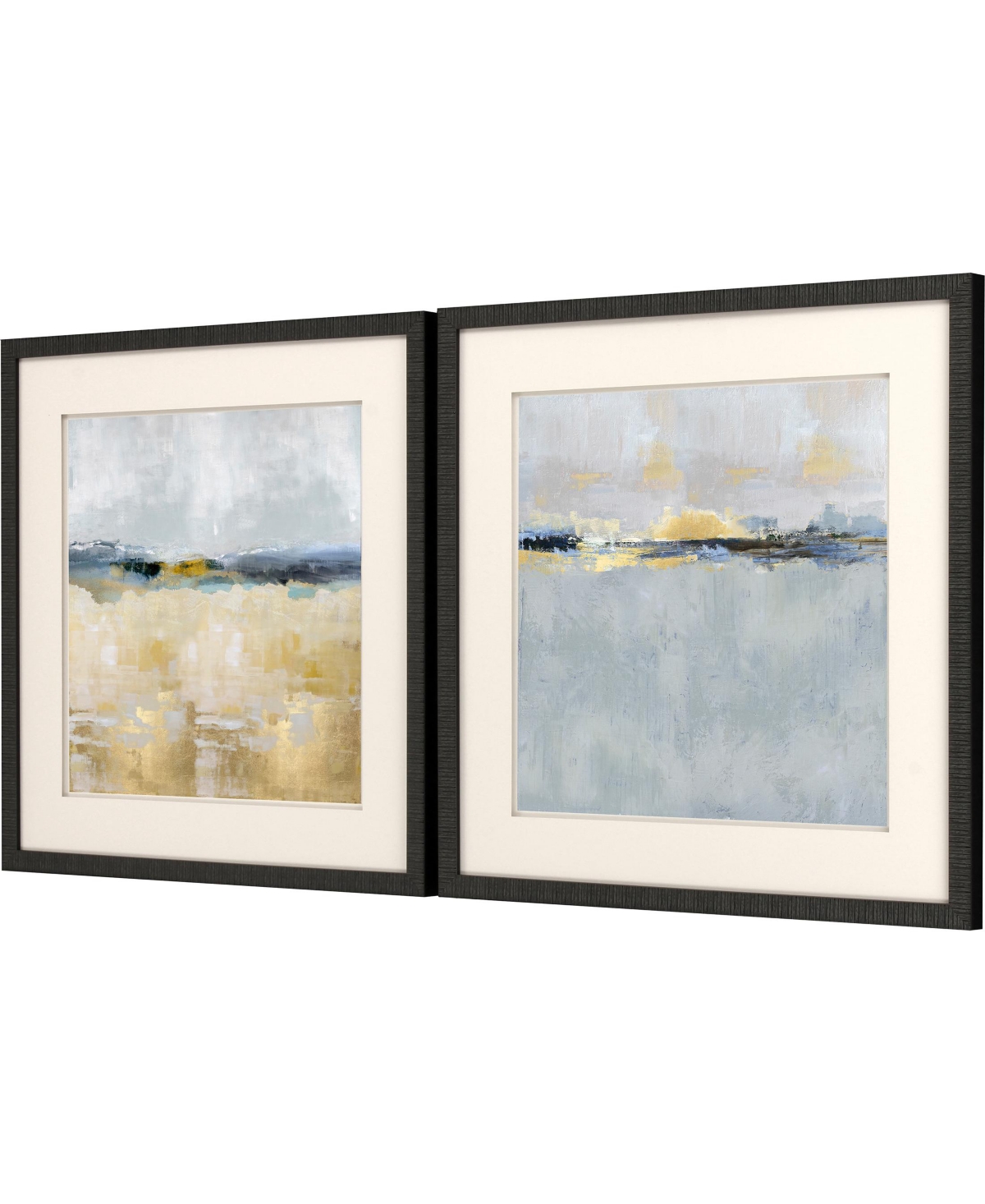 Paragon Picture Gallery Gentle Horizon Ii Framed Art, Set Of 2 In Blue
