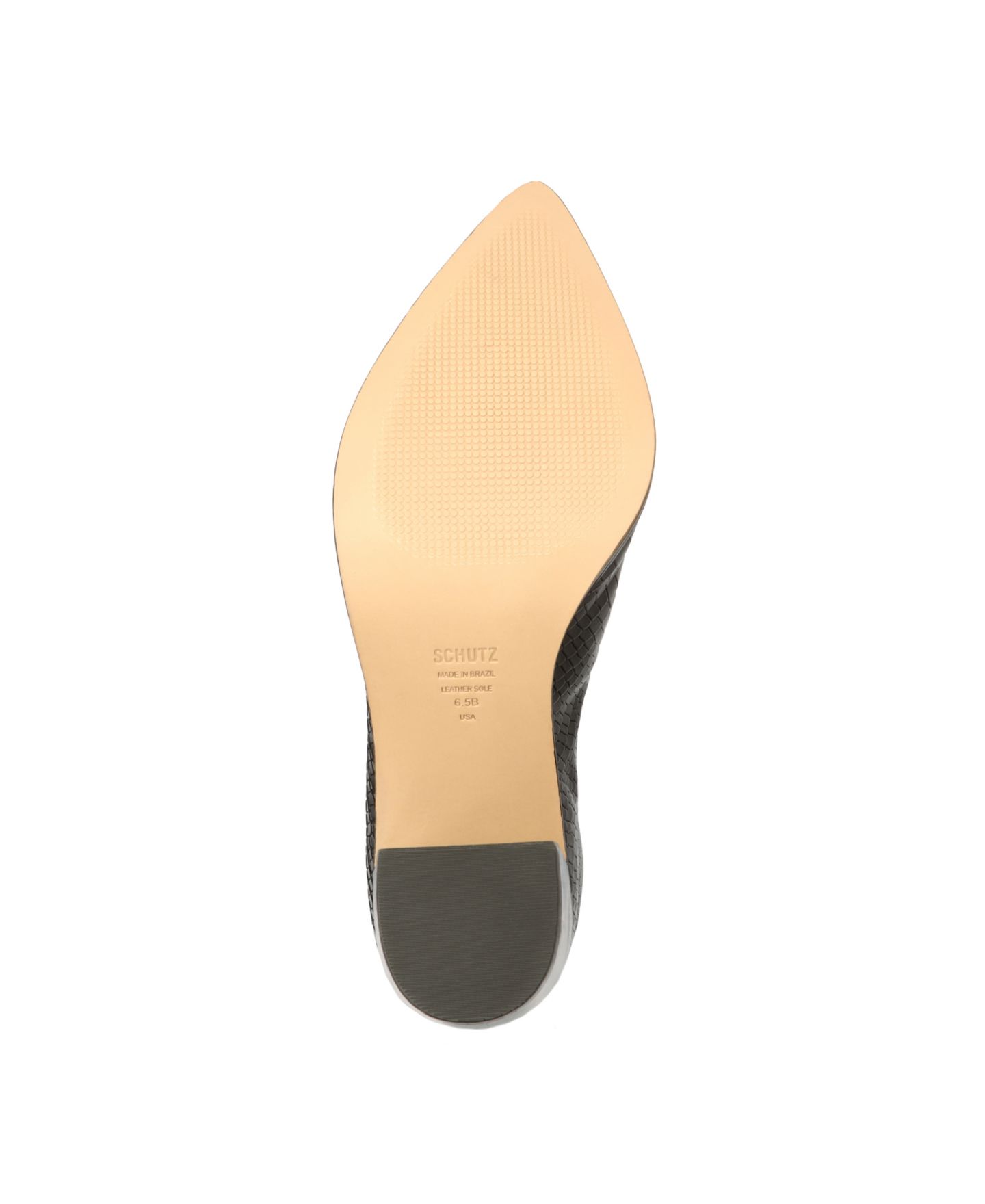 Женские ботинки Schutz Maryana Knee High Block Heel, цвет: Чёрный кожаный — фото 5