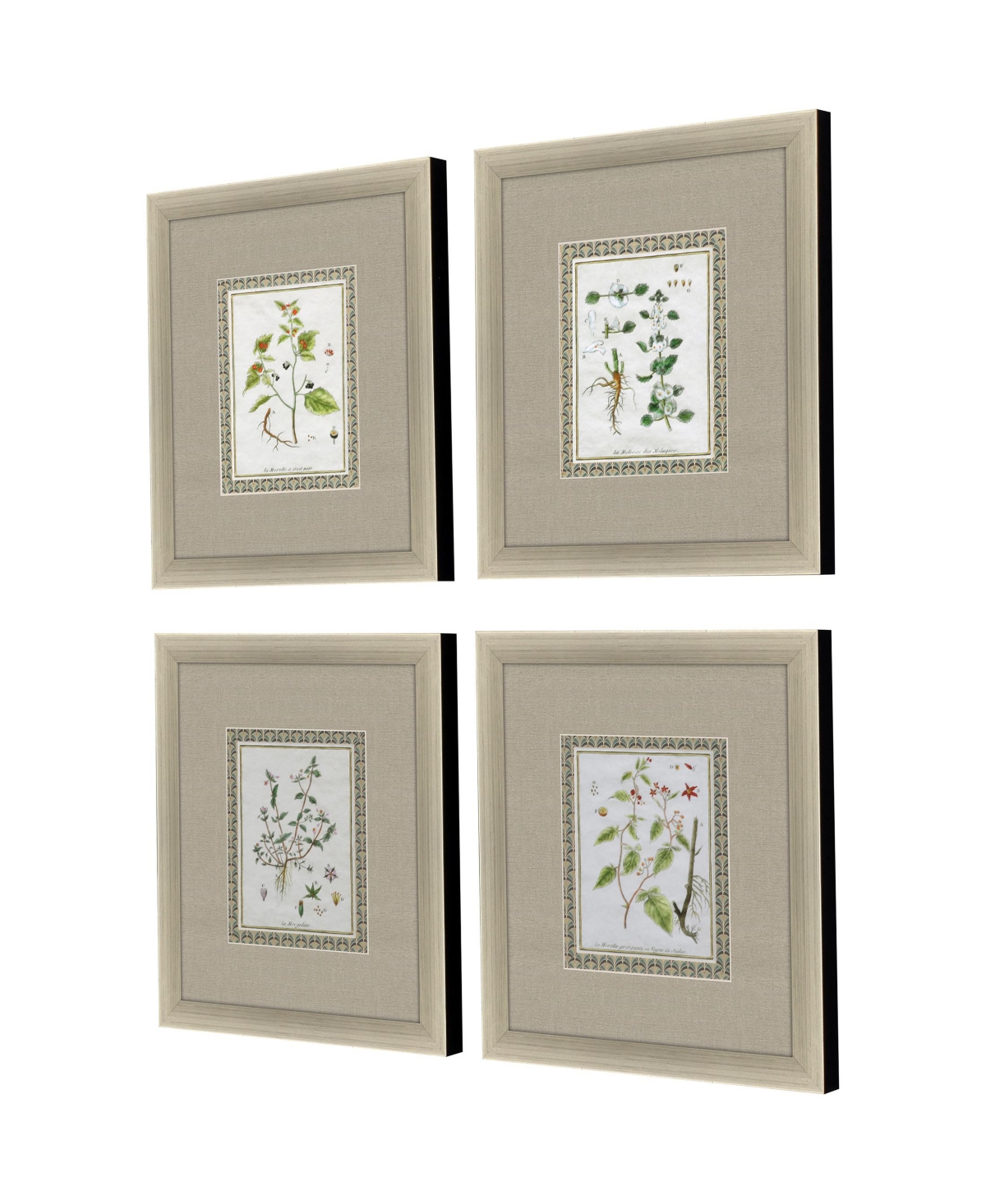 Shop Paragon Picture Gallery La Passerage Ii Framed Art, Set Of 4 In Green