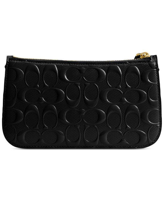 Coach Patent Signature Leather Penn, Black: Handbags