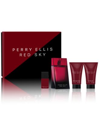 Perry Ellis Men's 4-Pc. Red Sky Eau de Toilette Gift Set - Macy's