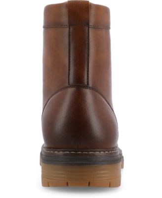 Men's Denver Tru Comfort Foam Plain Toe Lace-Up Ankle Boots