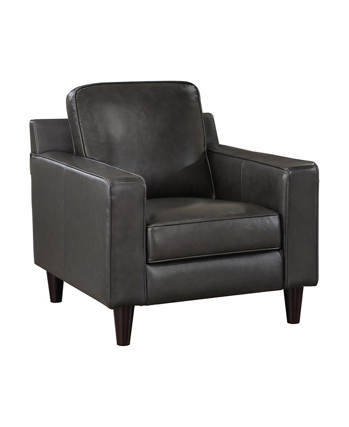 Homelegance White Label Donegal 35" Leather Chair Macy's