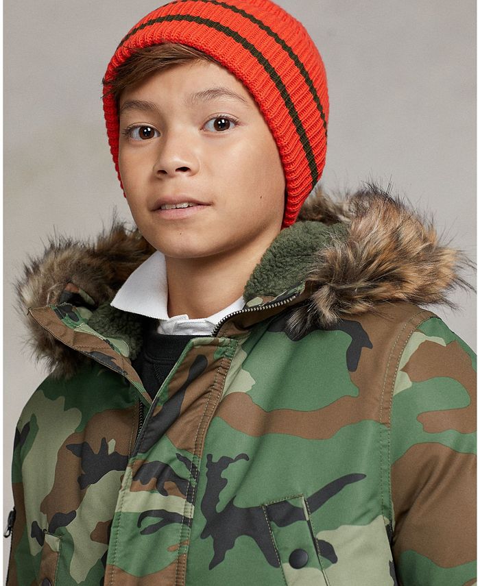 Polo Ralph Lauren Big Boys Camo WaterResistant Down Parka Jacket Macy's
