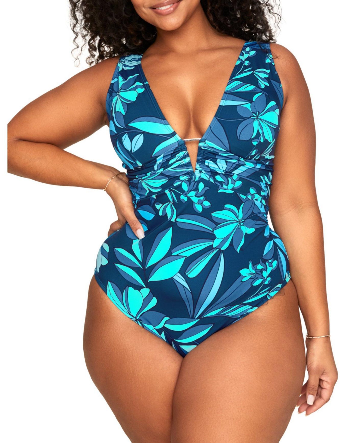 Plus Size Andria Swimwear One-Piece - Black