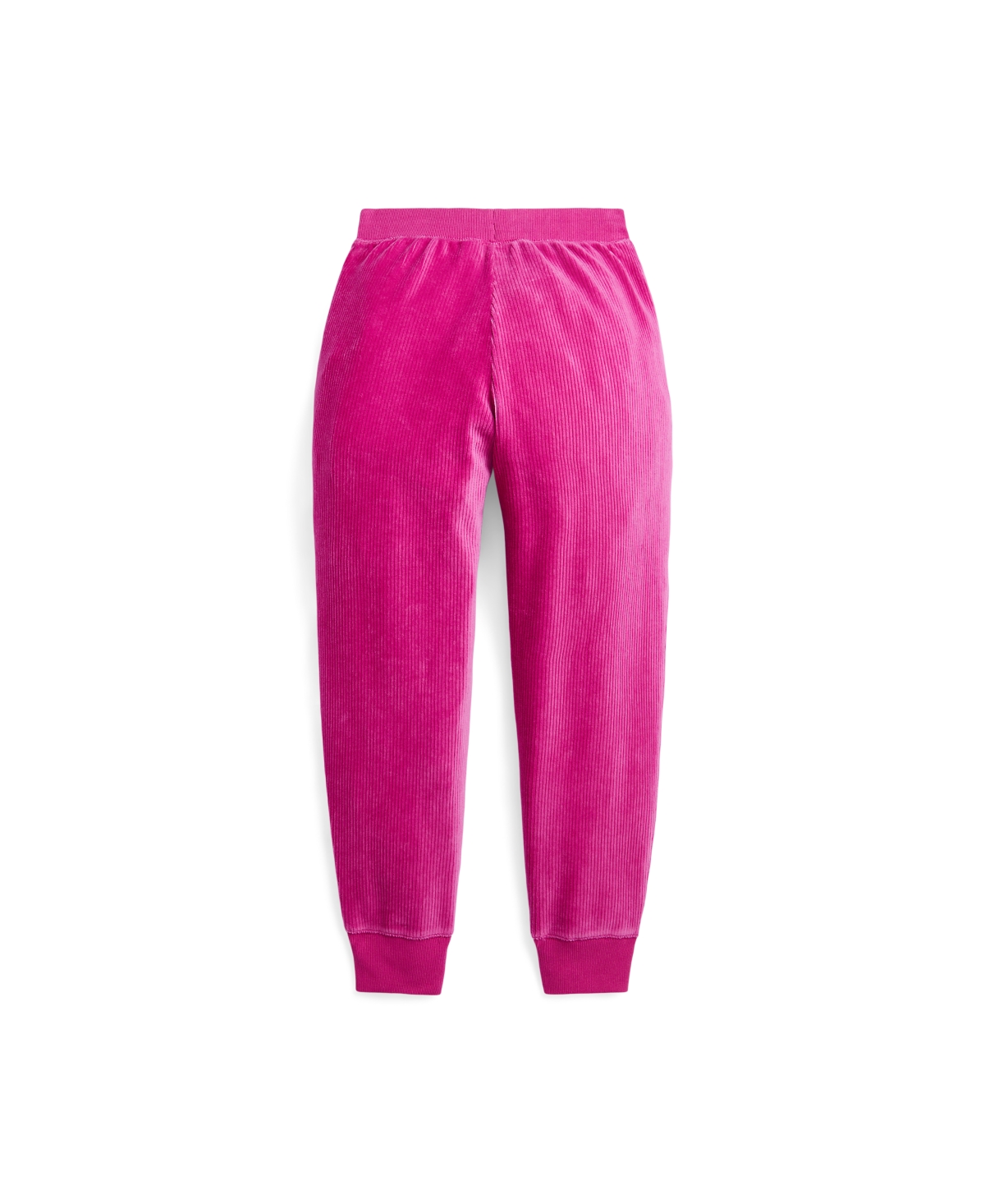 Shop Polo Ralph Lauren Big Girls Corduroy Jogger Pants In Preppy Pink