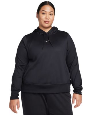 Plus size discount black nike hoodie