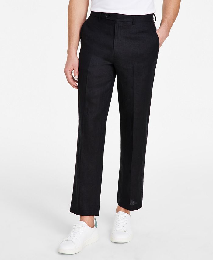 Nautica Men's Modern-Fit Linen Dress Pants - Macy's