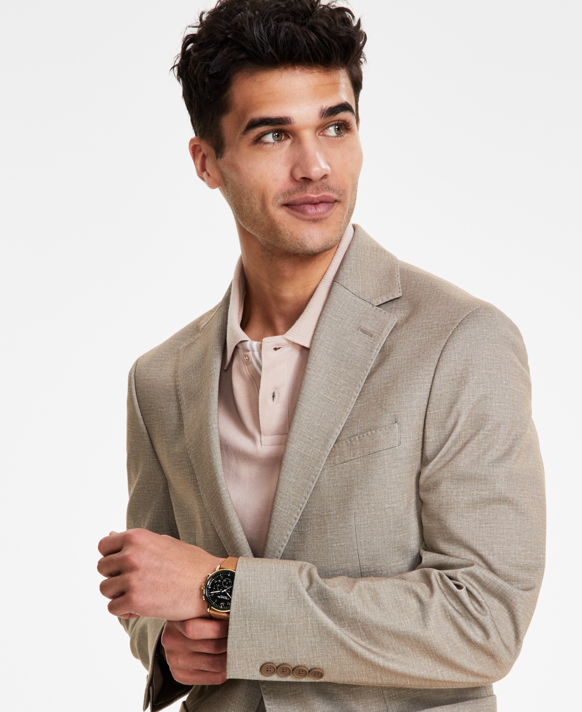 Calvin Klein Men's Solid Slim-Fit Soft Sport Coat