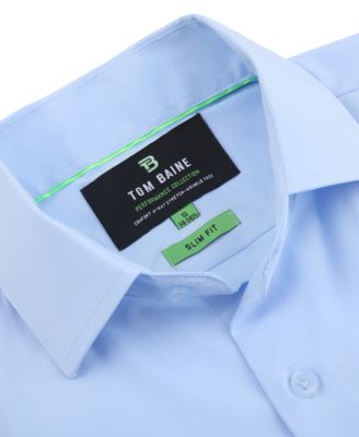 Men's Performance Stretch Solid Button Down Shirt