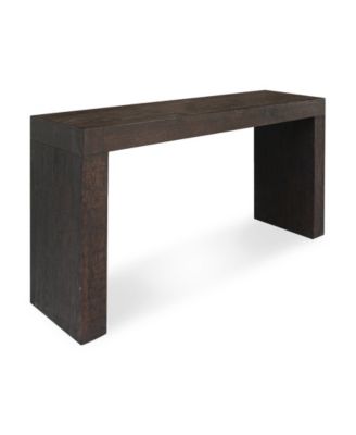 Evander 55" Oak Rectangle Console Table