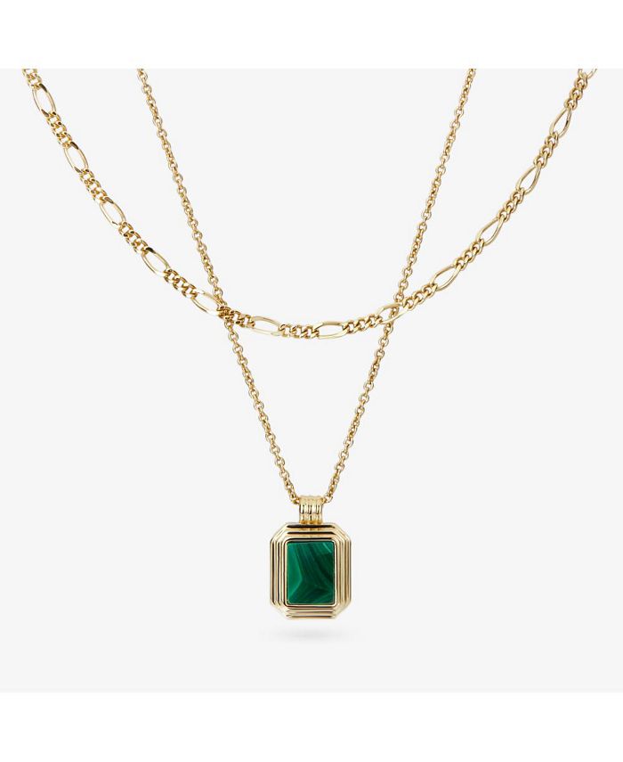 Ana Luisa Layered Necklace Set - Temple Green - Macy's