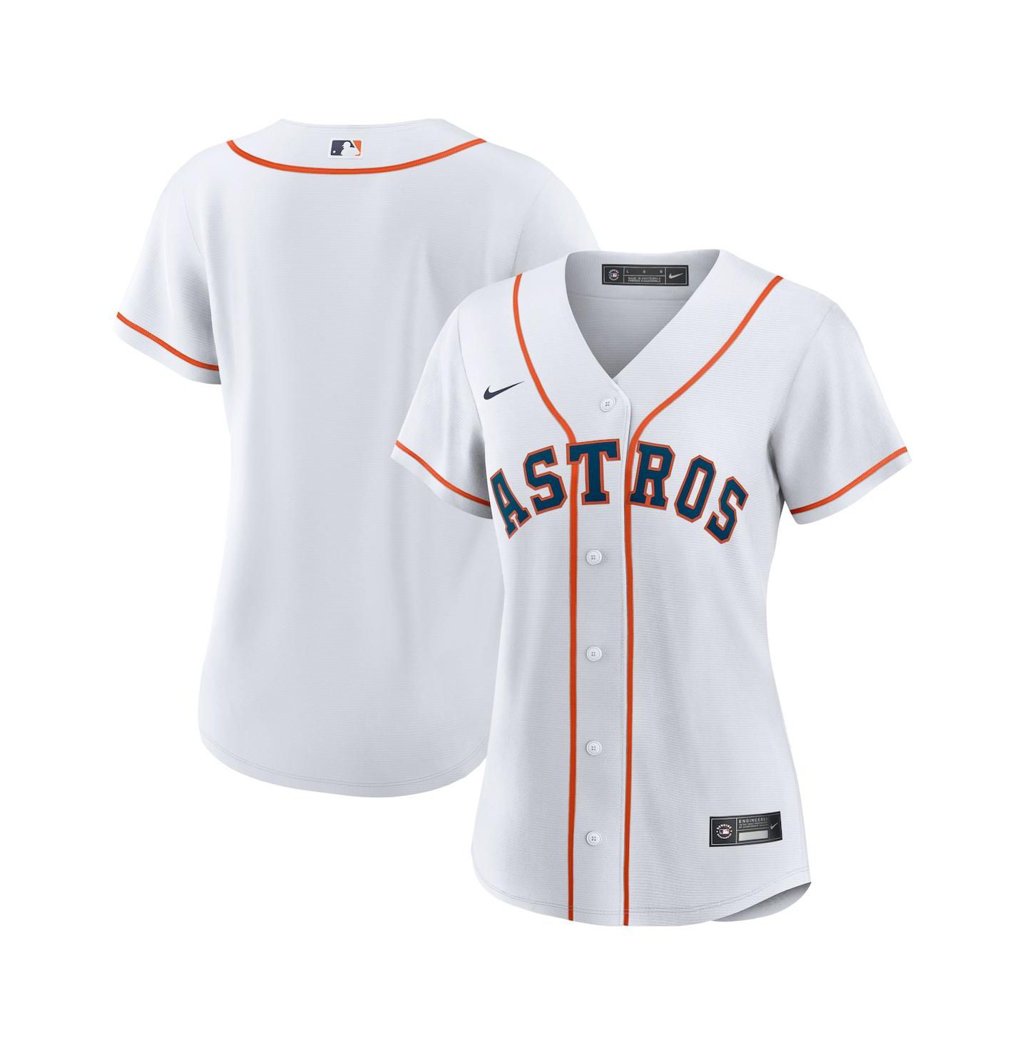 Женский топ Nike Houston Astros Official Replica Jersey — фото 1