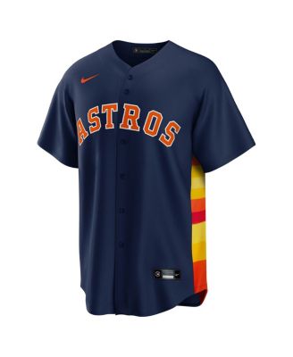 Men's Houston Astros Official Blank Replica Jersey