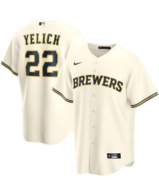 Big Boys and Girls Milwaukee Brewers Official Player Jersey - Christian Yelich