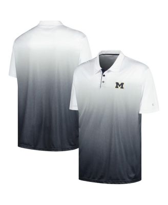Men's Charcoal Michigan Wolverines Magic Polo Shirt