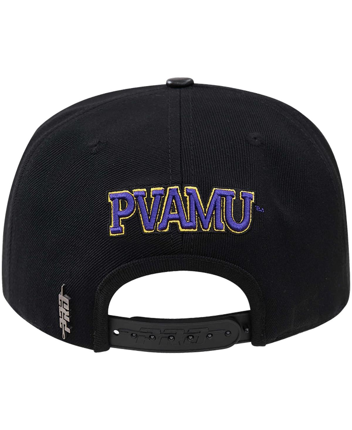 Shop Pro Standard Men's  Black Prairie View A&m Panthers Arch Over Logo Evergreen Snapback Hat