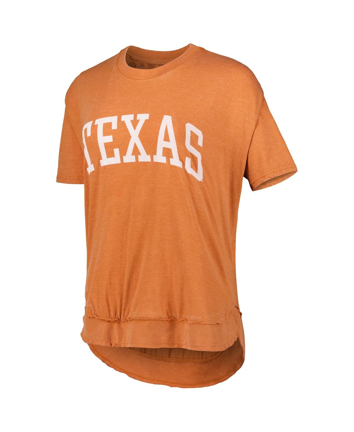 Pressbox Texas Orange Texas Longhorns Arch Poncho T-shirt In Texas Orange