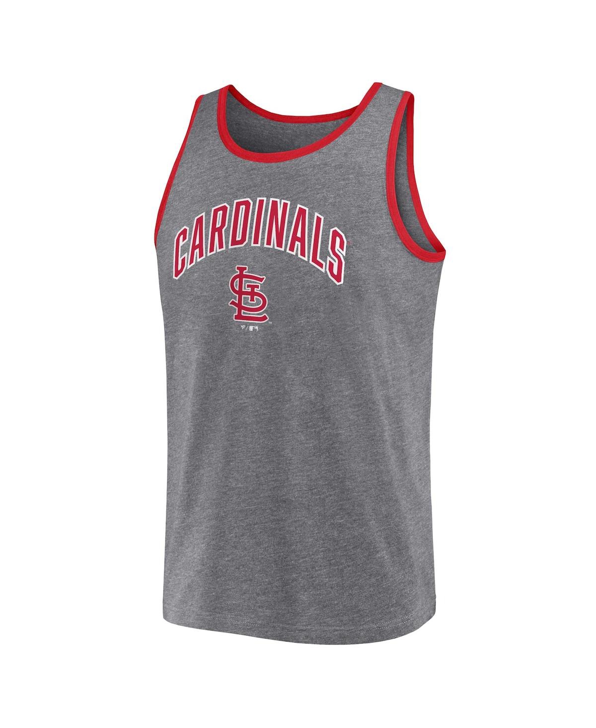 Men's Profile Heather Charcoal St. Louis Cardinals Big & Tall Arch Over  Logo Tank Top - Yahoo Shopping