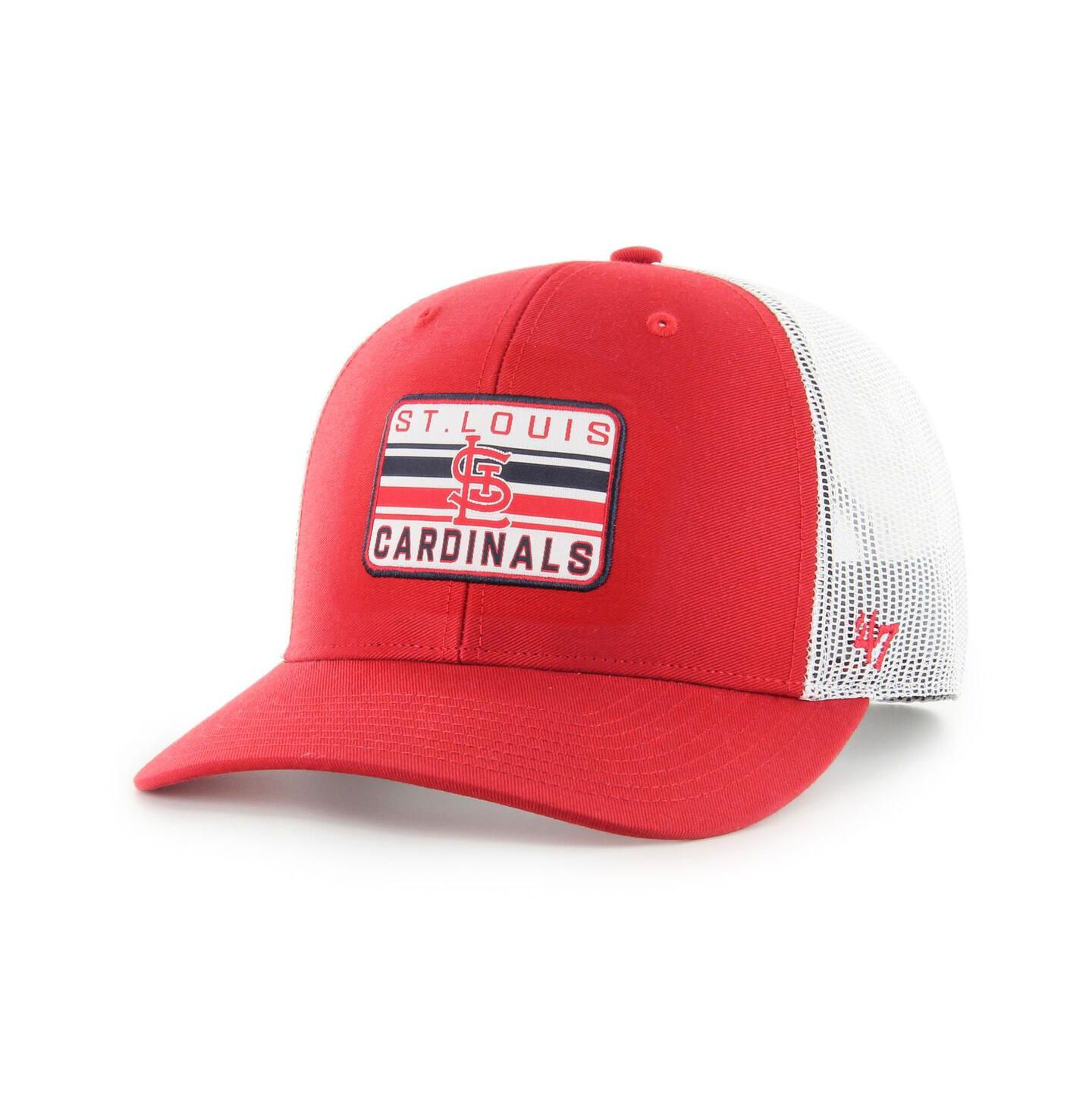 Мужская кепка '47 Brand Red St. Louis Cardinals Drifter Trucker Adjustable Hat — фото 1