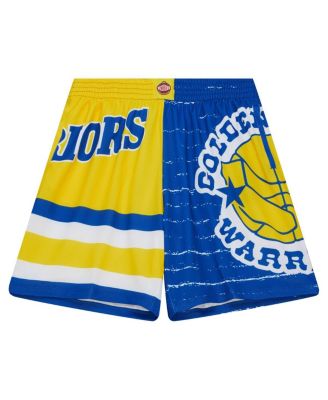 Men's Royal, Gold Golden State Warriors Jumbotron 3.0 Shorts