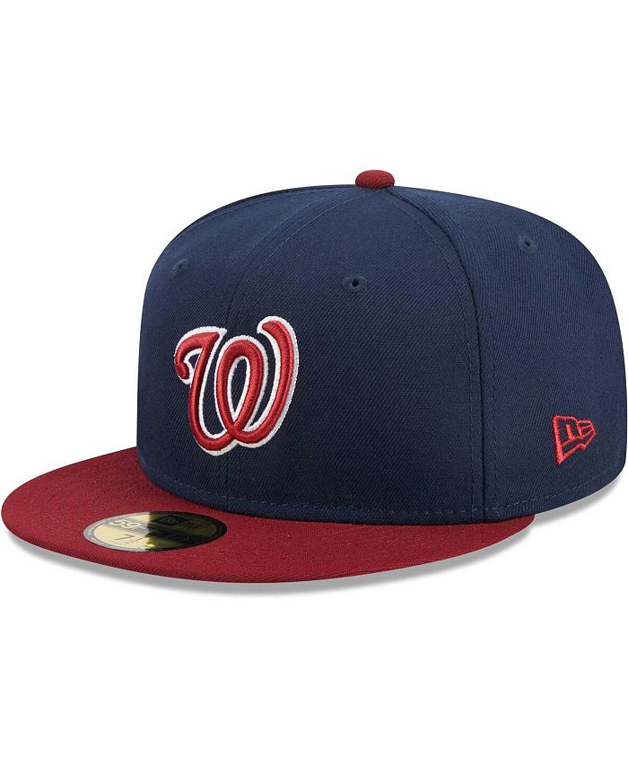 Men's New Era Light Blue/Charcoal Washington Nationals Two-Tone Color Pack  59FIFTY Fitted Hat