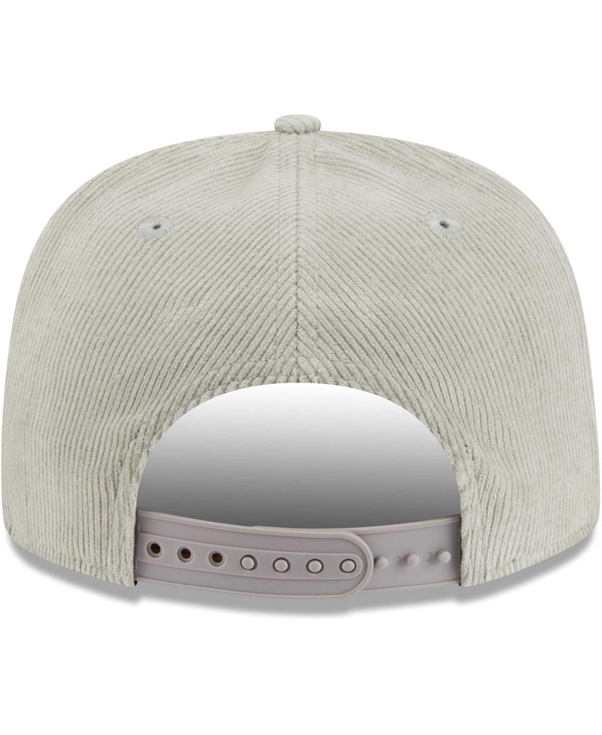 Men's New EraLos Angeles Dodgers Corduroy Golfer Adjustable Hat - Gray