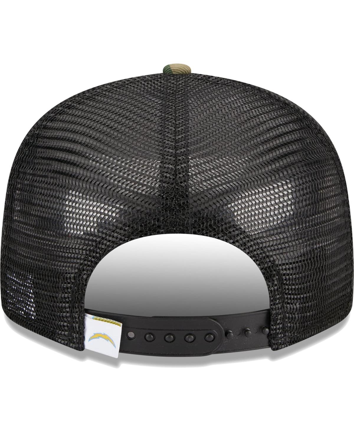 Men's New EraLos Angeles Chargers Main Trucker 9FIFTY Snapback Hat - Camo